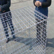 50 * 50mm Mesh Größe verzinkt geschweißt Gabion Box